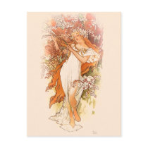 Spring - Alphonse Mucha Art Nouveau