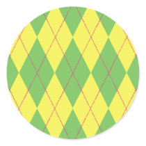 Spring Argyle Sticker