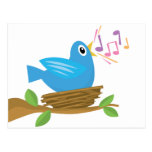 Spring Bird Song Post Card