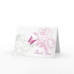 Spring Bliss (Rose) Wedding Thank You cards