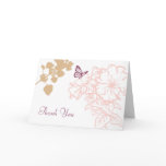 Spring Bliss (Zinnia) Wedding Thank You cards