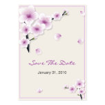 Spring Blossom Save The Date Wedding MiniCard business cards