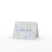 Spring Blossoms Wedding Thank You Greeting Card