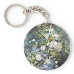 Spring Bouquet by Pierre Auguste Renoir keychains
