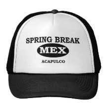 Spring Break Acapulco, Mexico Mesh Hat