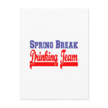 Spring Break Drinking Team (Themed Party) Postcard