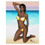 Spring Break PinUp Girl Denise Flyers F&B