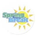 Spring Break stickers