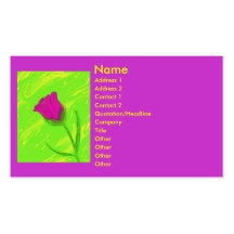 Spring business card