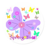 Spring Butterflies, Spring Time! stickers
