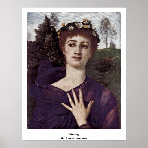 Spring By Arnold Bocklin Print