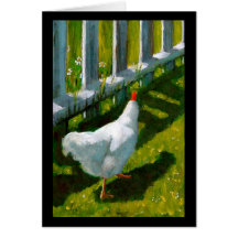 SPRING CHICKEN BIRTHDAY: ART GREETING CARDS