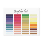 Spring Colour Chart