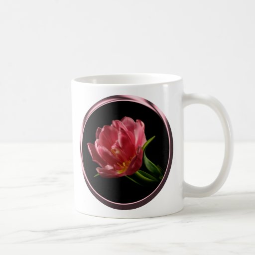 Spring Double Bloom Tulip Coffee Cup Mug
