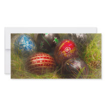 Spring - Easter - Easter Eggs Personalized Photo Card