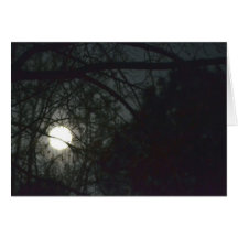 Spring Equinox Full Moon Greeting Card