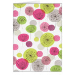 Spring flower retro card (blanco inside)