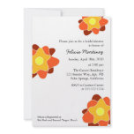 Spring Flowers Bridal Shower Invitations