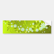 spring flowers bumper stickers