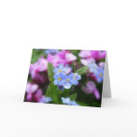 Spring Flowers - Forget Me Nots And Redbuds Greeting Card