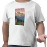 Spring Flowers - Glacier National Park, MT Tshirts