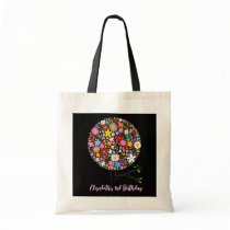 Spring Flowers Pop Tree Custom Gift Tote / Bag