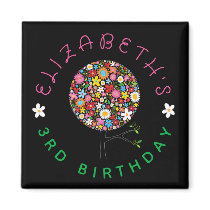 Spring Flowers Pop Tree Save-the-Date Magnet