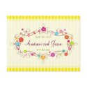 Spring Flowers Save the Date Post Card postcards
