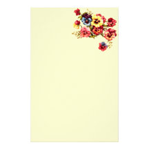 Spring Flowers Stationery