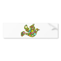 Spring Garden Dove Bumper Sticker