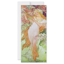 Spring Goddess Rack Card Template