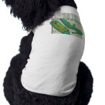 Spring Green Stripes & Rivets pet clothing