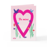 Spring Heart Valentine Card