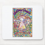 Spring Hearts Angel Mouse Pads