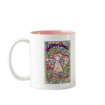 Spring Hearts Angel Coffee Mug