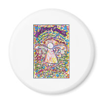 Spring Hearts Cancer Angel Magnet