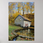 Spring House in Fall Print