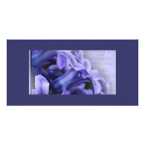 Spring Hyacinths Personalized Photo Card