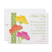 Spring In Bloom Custom Invite