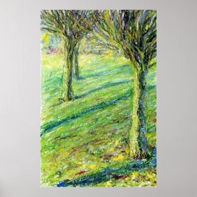 Spring in the West Park, Long Eaton (print) by Linandara