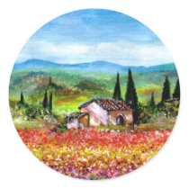 SPRING  IN TUSCANY STICKER