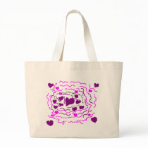 Spring Into Hearts Beach Bag