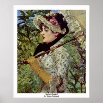 Spring (Jeanne) By Manet Edouard Posters