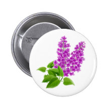 Spring Lilacs Button
