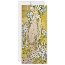 Spring Lily Custom Announcements