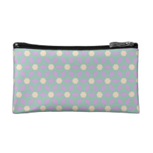 Spring Pattern Tiled Hex Cosmetics Bag Cosmetic Bag