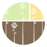 Spring Paws Stickers