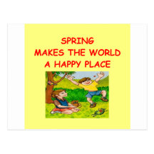 spring post card