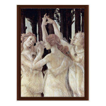 Spring (Primavera),  By Botticelli Sandro Postcards