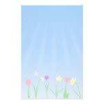 Spring Scene Stationary Customized Stationery